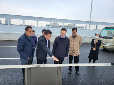 副市长赵捷一行赴南昌洪腾高架工程及洪都高架节点项目视察领导工作